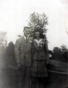 Parents Bruce Julia (Judy) Kish Dorrough Wedding May 1946 honeymoon